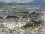 William Stott of Oldham Breaking Wave oil